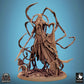 Produktfoto Tabletop 28mm Lord of the Print (LotP) 0: Tabletop Miniatur: Rachsüchtige Banshee / Wraith - untote Zauberwirkerin mit dornenbewehrter Stangenwaffe (24_10_H)
