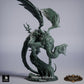 Foto do produto Tabletop 28mm Lord of the Print (LotP) 0: Tabletop Miniatura: Geierdämon / Hollow Vulture - quimera voadora, pássaro do terror em mergulho com garras, asas rasgadas e cauda de chicote (26_03_D1)