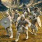 Produktfoto Tabletop 28mm The Printing Goes Ever On (TPGEO)  0: Huskarls - Wikinger Trupp - 5 Fußsoldaten und 2 Reiter