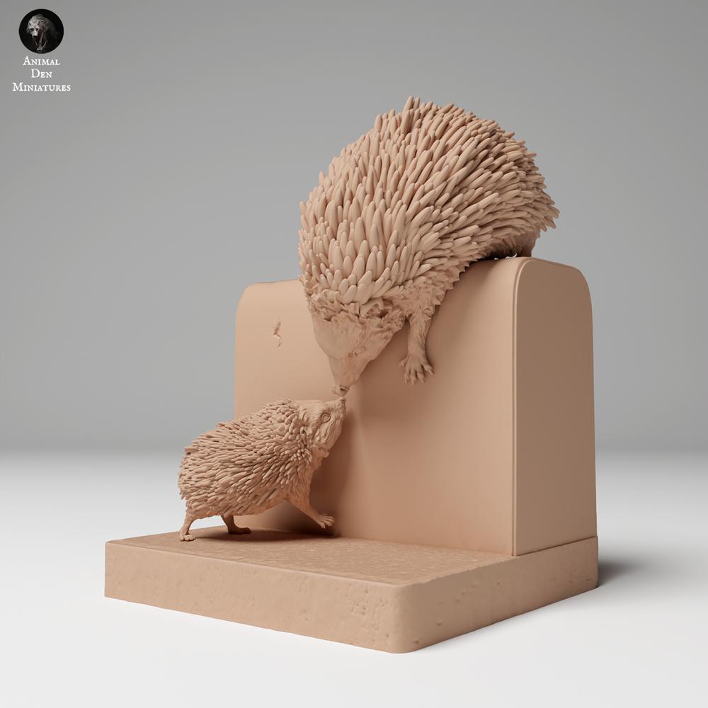 Produktfoto 0: Wildtier Tierfigur: Europäische Igel - kletternd (24_11_10)