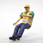 Produktfoto  0: Bauarbeiter Fahrer - Mit Helm und Sonnenbrille - Im Fahrzeug