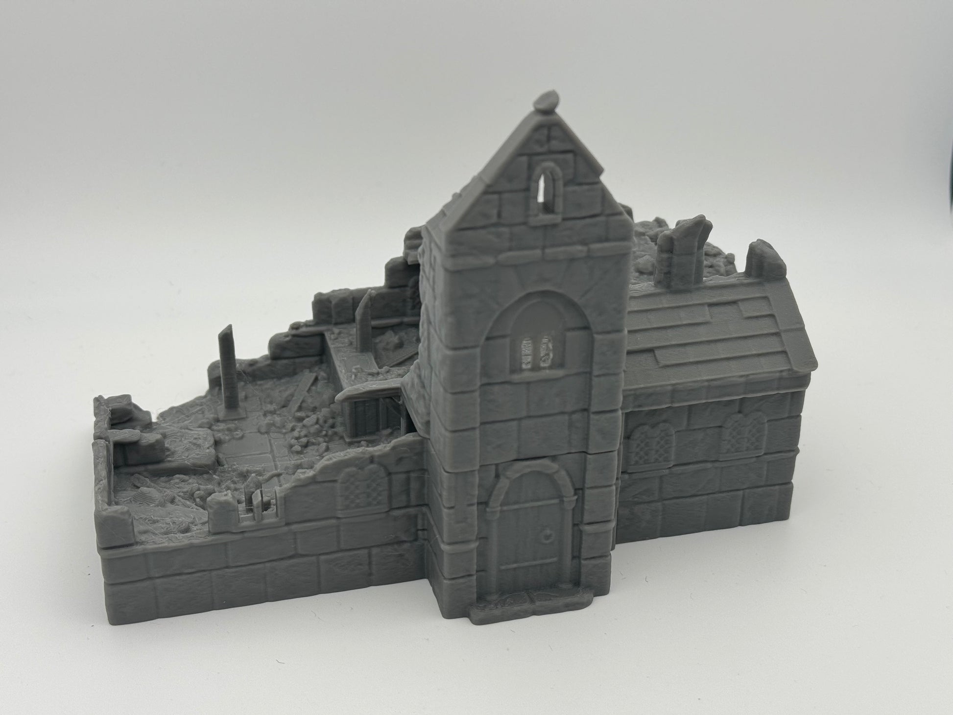 Produktfoto Tabletop 28mm The Printing Goes Ever On (TPGEO)  0: Gasthaus Ruinen Ivory City - Gebäude Königreich Gonthan -  Inn Tabletop Terrain