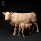 Produktfoto Tier Figur Diorama, Modellbau: 0: Farm Tier Figur: Kuh und Kalb - Red Devon Cow