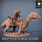 Lizardfolk Rider - Lizard Warrior on Dinosaur Mount (C5)