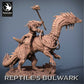 Lizardfolk Rider - Lizard Warrior on Dinosaur Mount (C8)