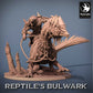 Lizardfolk Rider - Lizard Warrior on Dinosaur Mount (C1)