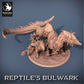 Lizardfolk Rider - Lizard Warrior on Dinosaur Mount (C3)