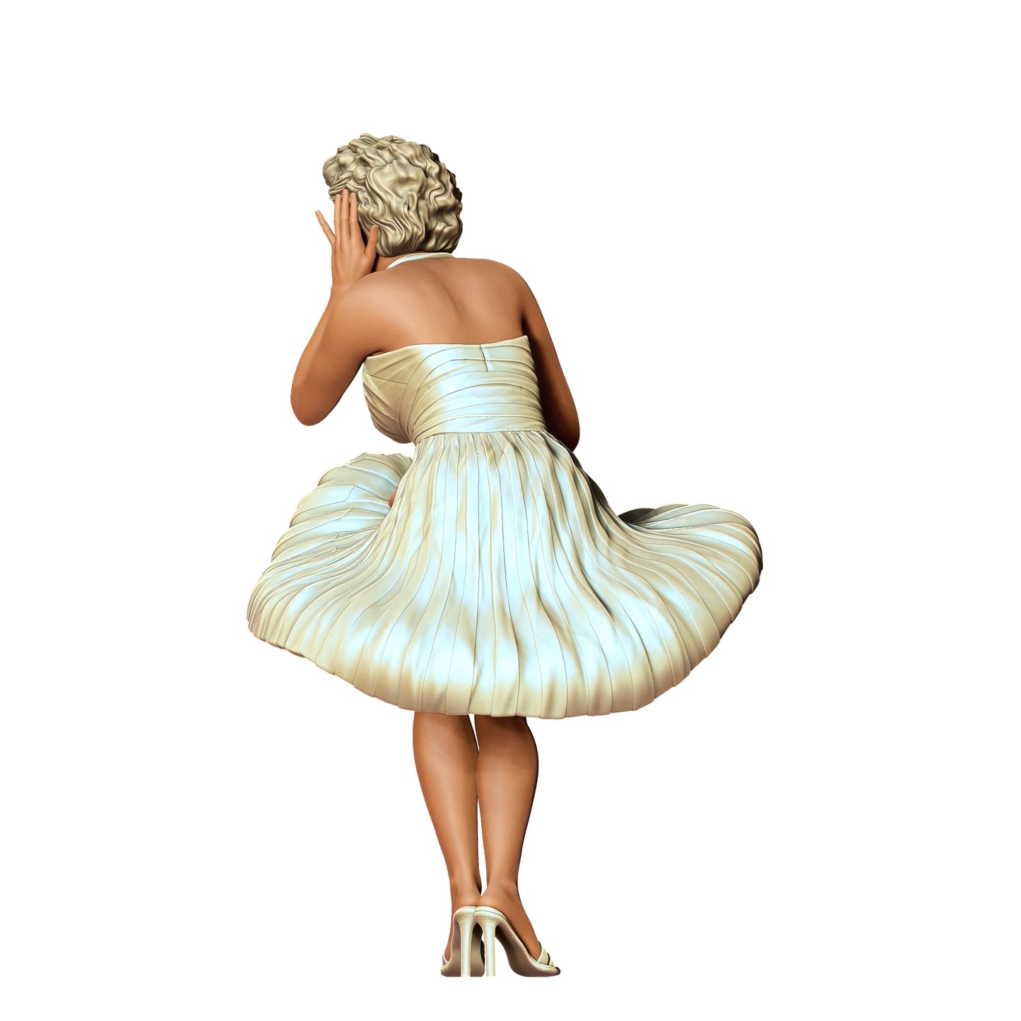 Produktfoto  0: Model und Schauspieler Ikone - Altmodische Frau mit Kleid