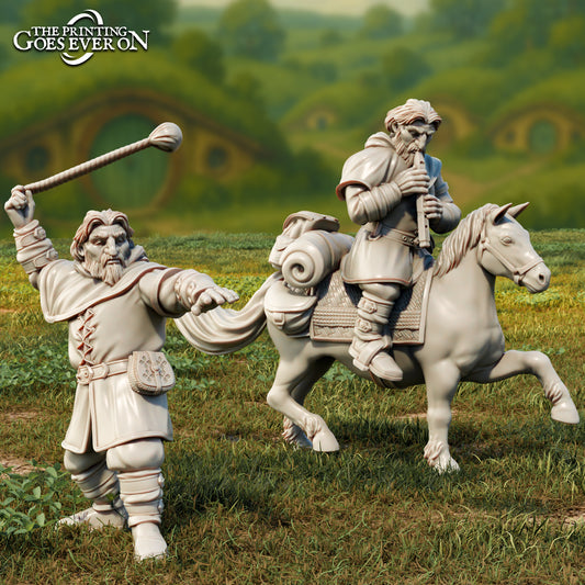 Produktfoto Tabletop 28mm The Printing Goes Ever On (TPGEO)  0: Orvik - Zwergen Gefährte zu Fuß und auf dem Pony
