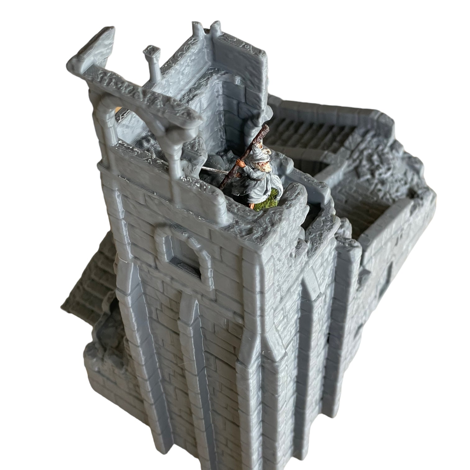 Produktfoto Tabletop 28mm The Printing Goes Ever On (TPGEO)  0: Ruine mittelalterlicher Turm - Überreste militärisches Gebäude - Zerstörter Außenposten