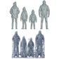 Foto del prodotto diorama modellistico 0: Famiglia invernale - 4 figure - Inverno incantato