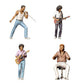 Diorama Figuren-Set: Klassische Rockband (Nr. S109) – STL-geprüfte Übersicht aller enthaltenen unbemalten Resinfiguren