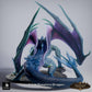 Imagem do produto Tabletop 28mm Lord of the Print (LotP) 0: Tabletop Miniatura: Saphirdrache (Sapphire Dragon, adulto), Cristal Dragon, Dragão de Pedra Preciosa, Dragão Grande, Monstro Chefe, pronto para saltar, ataque de respiração (26_03_C1)