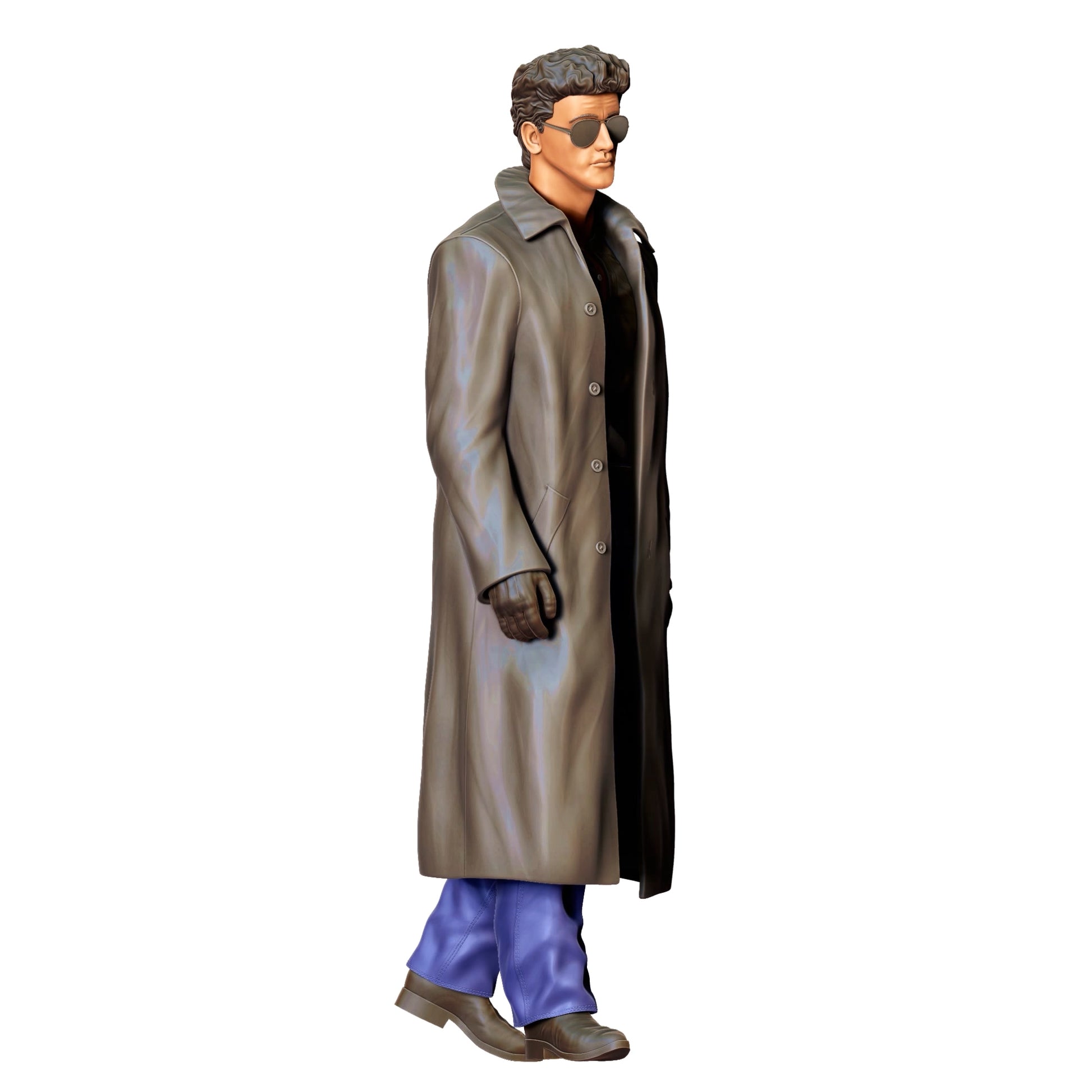 Produktfoto  0: Mann mit Lederjacke und Sonnenbrille: Polizeibeamter