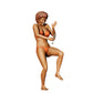 Diorama Modellbau Produktfoto 0: Pool Party Gäste - Frau im Bikini mit Sektglas (Ref. Nr. 324)