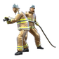 3drifter-miniatures Feuerwehrmänner Figurenansicht 3