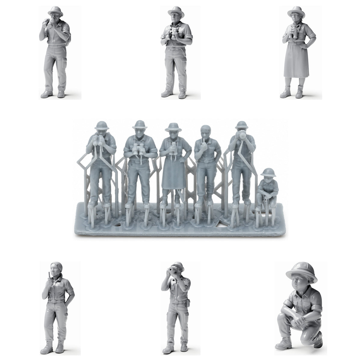 3drifter-miniatures Safari-Touristen Hauptbild