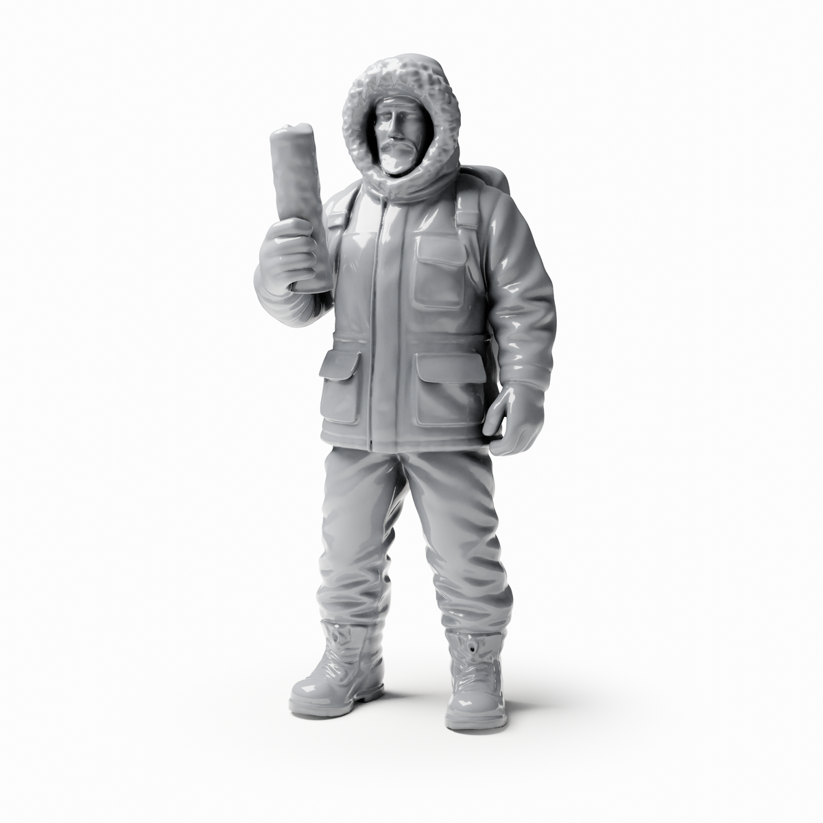 3drifter-miniatures Polarforscher Figurenansicht 1
