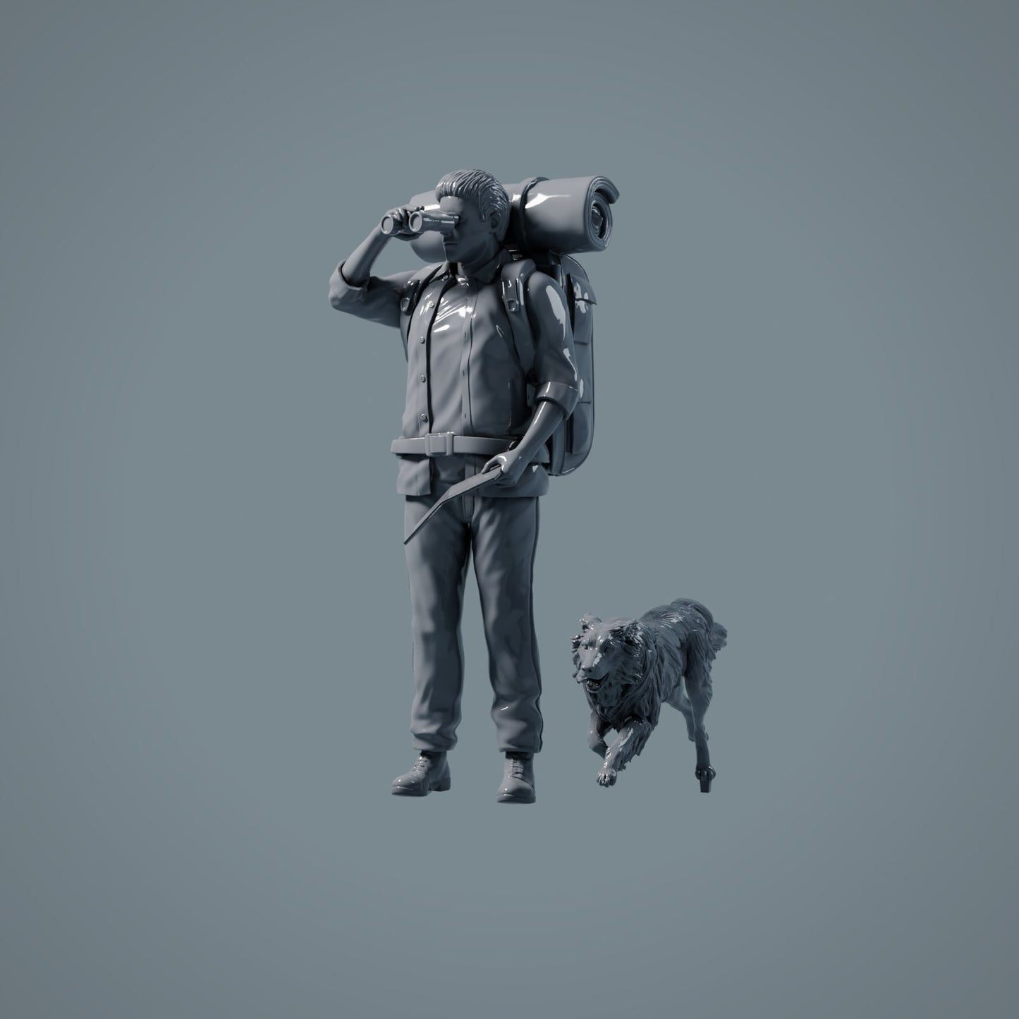 Figura de animal de estimação: cão a correr - Border Collie (a008)