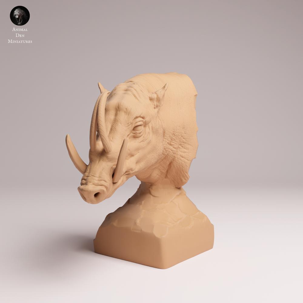 Φωτογραφία προϊόντος Tabletop 28mm Lord of the Print (LotP) 0: Άγριο ζώο φιγούρα: Σουλαβέζικο Πουστελχάιν - Bueste (25_12_07)