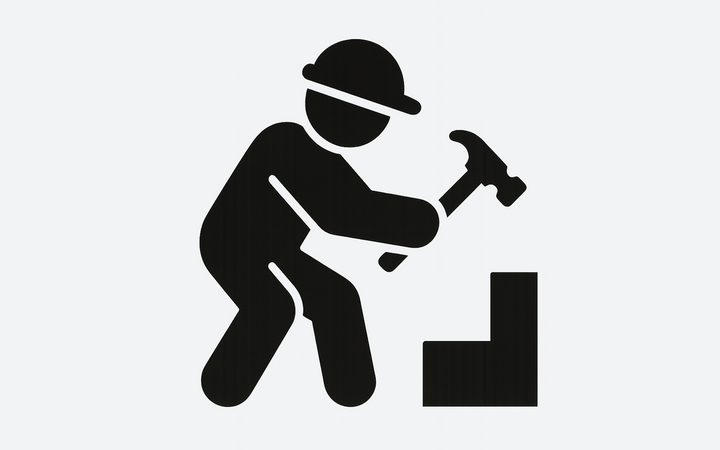 Staveniště, dílna a řemeslo