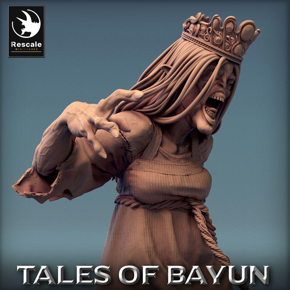 Produktfoto Tabletop 28mm Lord of the Print (LotP) 0: Tabletop Miniatur: Untote Prinzessin, Banshee, Wraith, Geisterbraut, Kikimora Princess (24_01_F4)