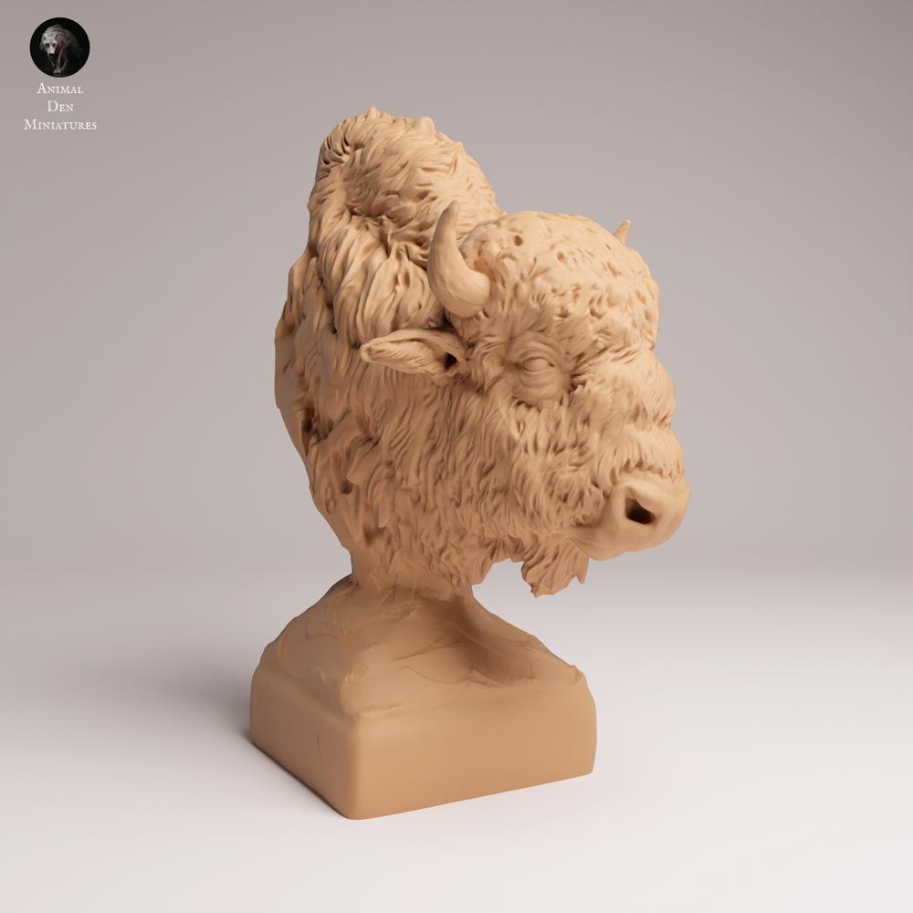 Produktfoto 2: Wildtier Tierfigur: Amerikanischer Bison - Büste (25_09_06)