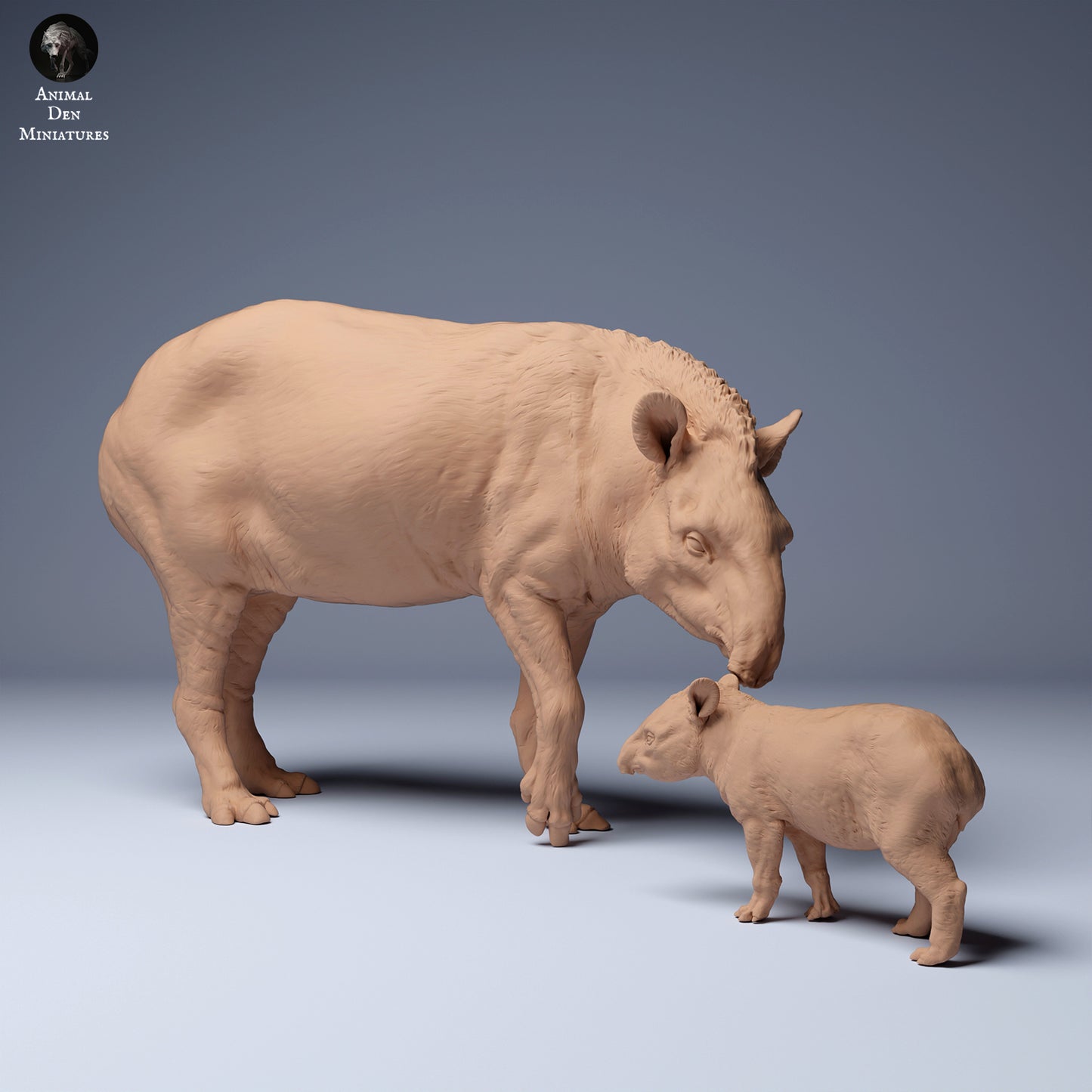 Produktfoto Tier Figur Diorama, Modellbau: 0: Tapir Mutter und Jungtier: Tiere aus Südamerika