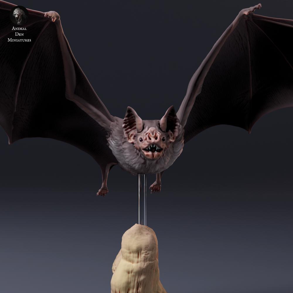Φωτογραφία προϊόντος φιγούρα ζώου Animal Den Miniatures 6: Φιγούρα νυχτερίδας: Κοινός βρικόλακας - σε πτήση (26_10_03)