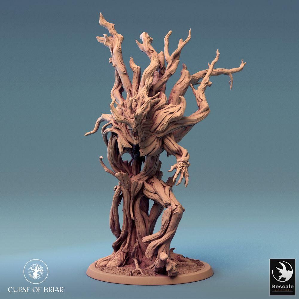 Fantasy Figure: Forest Spirit Tree Creature, Root Golem Thorn Guardian ...
