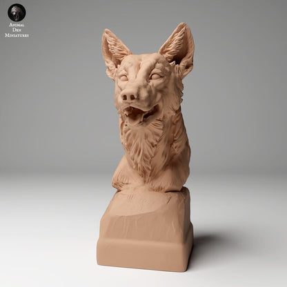 Produktová fotografie zvířecí figurky Animal Den Miniatures 2: Figurka divokého zvířete: Dingo - busta (24_06_06)