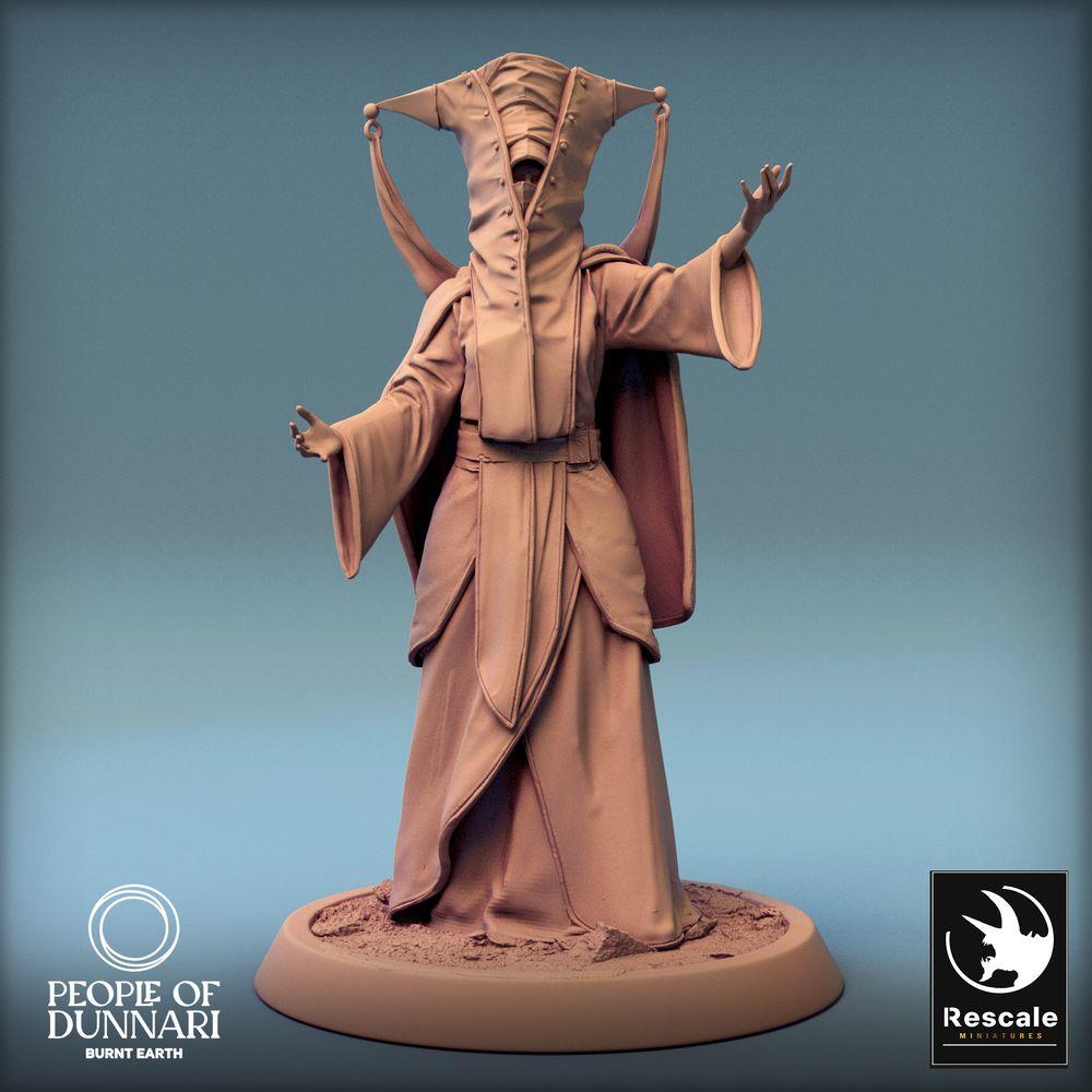 Produktfoto Tabletop 28mm Lord of the Print (LotP) 0: Tabletop Miniatur: Verschleierte Hohepriesterin, Kultanführerin, Orakel, Ritualmagierin High Priest, Cult Leader, Oracle (24_03_H7)