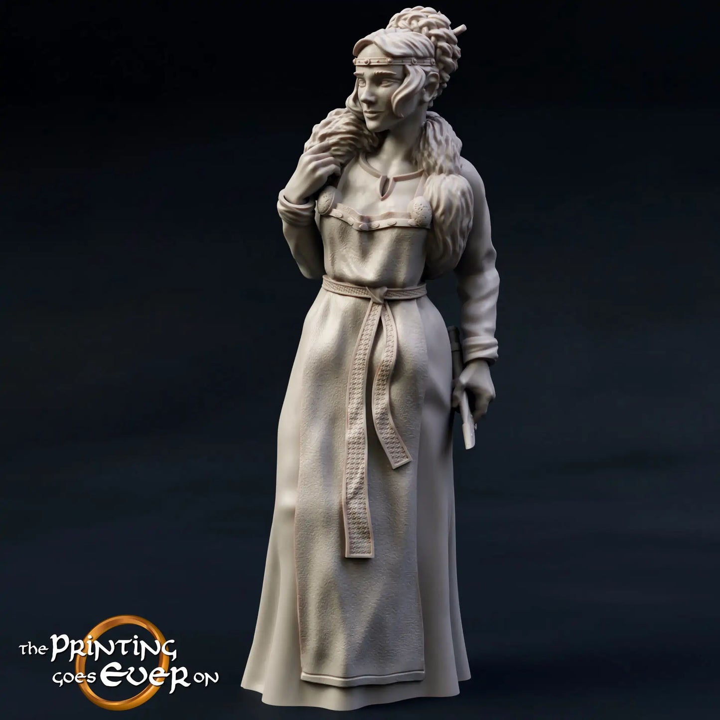 Produktfoto mittelalterliche historische Figur 75mm Scale The Printing Goes Ever On (TPGEO)  0: Mittelalterliche Figuren Prinzessin Königliche Familie