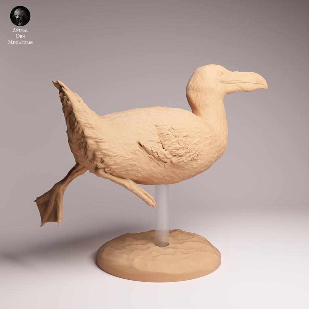 Produktfoto Tabletop 28mm Lord of the Print (LotP) 1: Meeresvogel Tierfigur: Riesenalk - schwimmend (26_04_04)