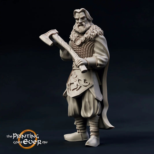 Produktfoto mittelalterliche historische Figur 75mm Scale The Printing Goes Ever On (TPGEO)  0: Mittelalterliche Figuren Ritter Wächter A Königliche Familie