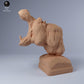 Produktová fotografie zvířecí figurky Animal Den Miniatures 0: figurka divokého zvířete: busta hrocha (24_03_13)