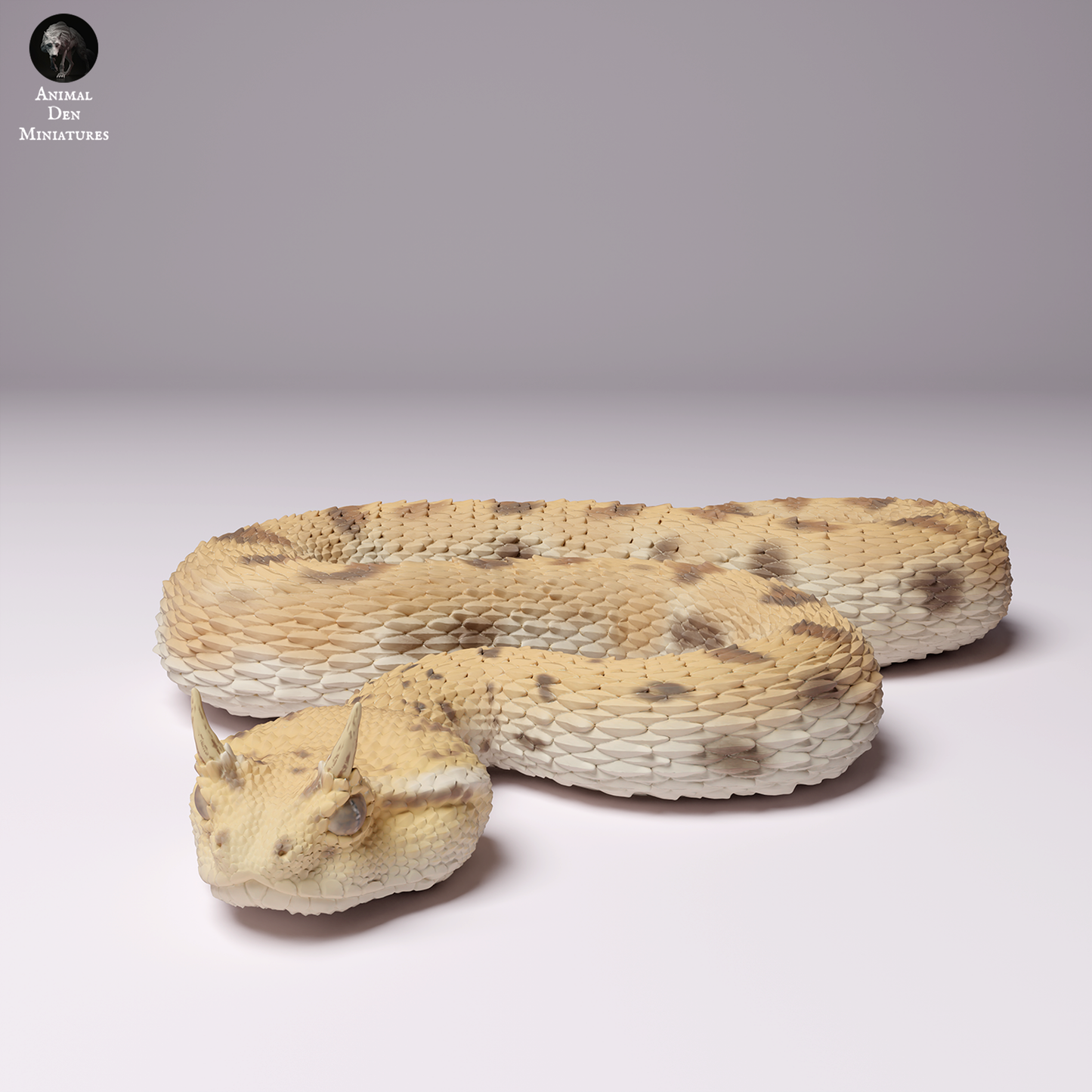 Produktfoto Tier Figur Diorama, Modellbau: 0: Schlange - Afrikanische Wüsten-Hornviper aus Sahara: Tiere aus Afrika