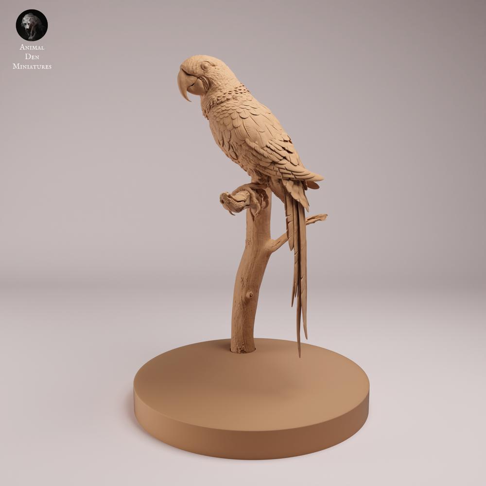 Produktfoto Tierfigur Animal Den Miniatures 0: Vogel Tierfigur: Hyazinth-Ara (26_08_05)