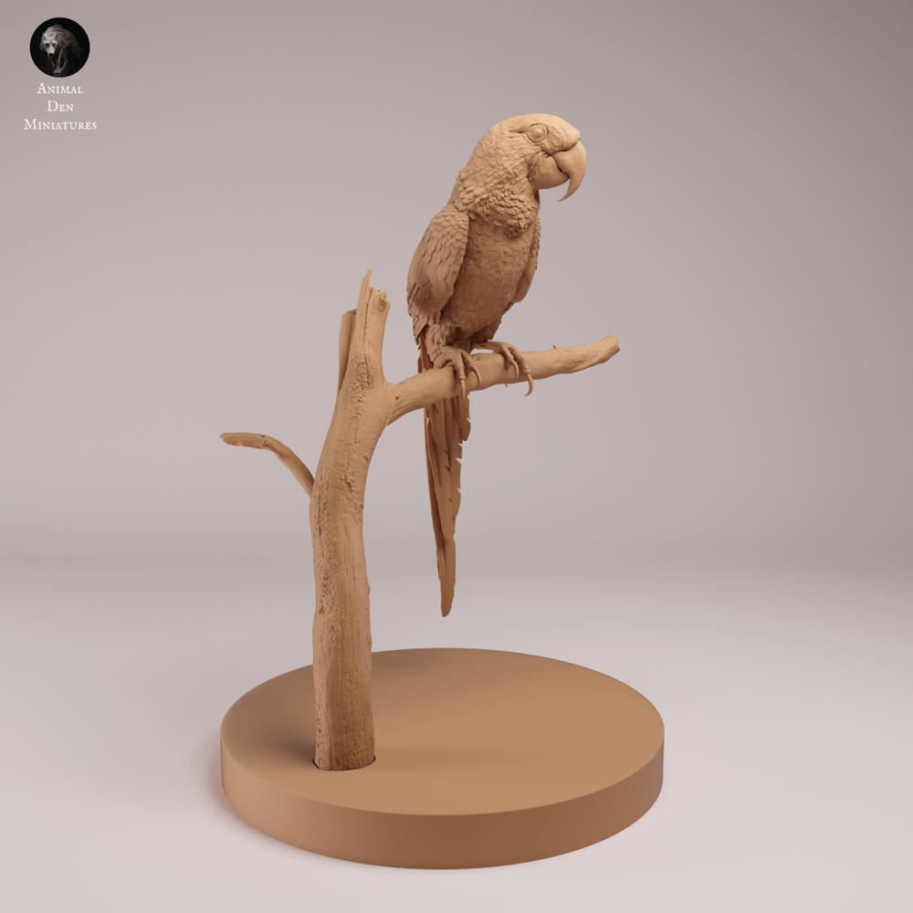 Produktfoto Tierfigur Animal Den Miniatures 2: Vogel Tierfigur: Hyazinth-Ara (26_08_05)