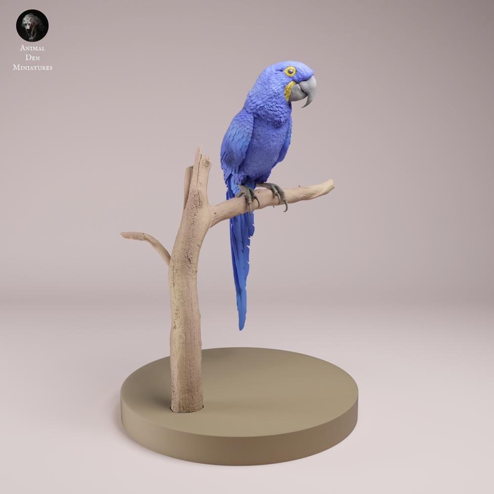 Produktfoto Tierfigur Animal Den Miniatures 3: Vogel Tierfigur: Hyazinth-Ara (26_08_05)