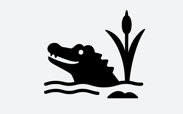 Řeka delta/lužní lesy