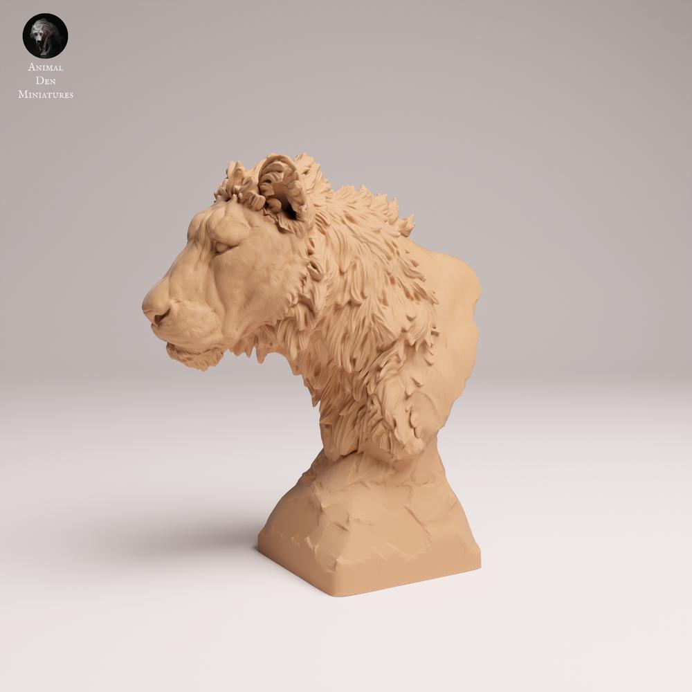 Produktfoto Tierfigur Animal Den Miniatures 0: Wildtier Tierfigur: Halbwüchsiger Löwe - Büste (25_08_14)