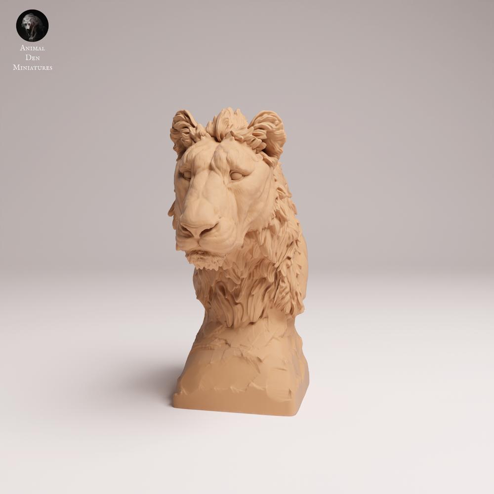Produktfoto Tierfigur Animal Den Miniatures 1: Wildtier Tierfigur: Halbwüchsiger Löwe - Büste (25_08_14)