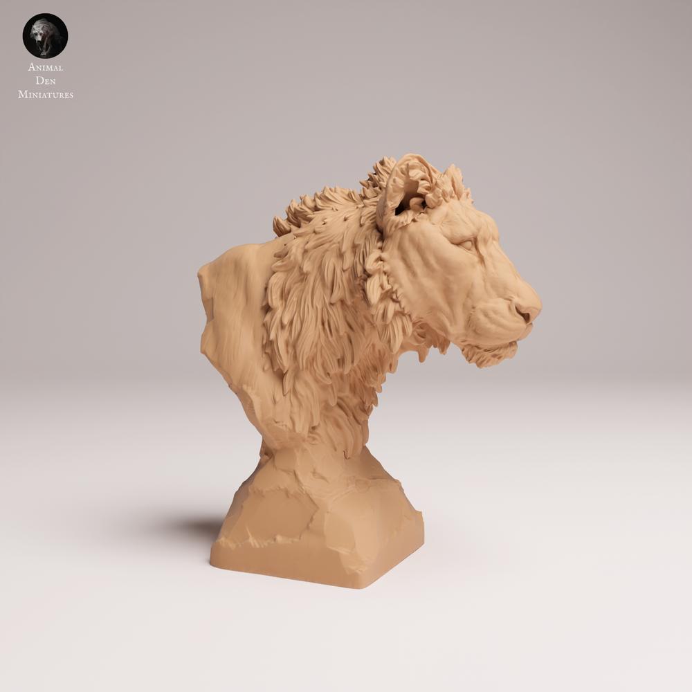 Produktfoto Tierfigur Animal Den Miniatures 2: Wildtier Tierfigur: Halbwüchsiger Löwe - Büste (25_08_14)