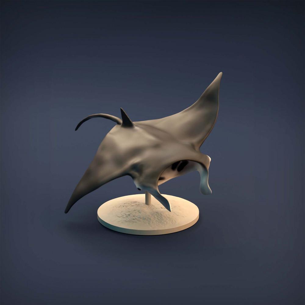 Produktfoto Tierfigur Animal Den Miniatures 0: Meerestier Tierfigur: Mantarochen (21_12_02)