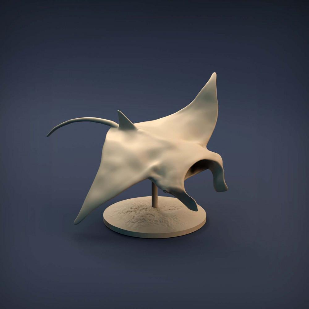Produktfoto Tierfigur Animal Den Miniatures 7: Meerestier Tierfigur: Mantarochen (21_12_02)
