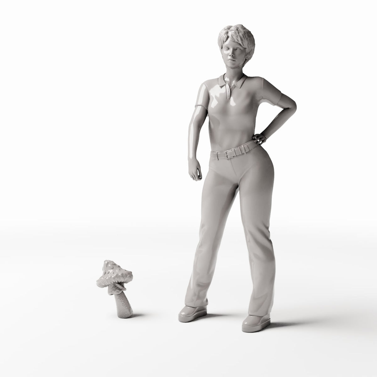 MyPortal Studios set 11, model 441: obok figurki człowieka w skali 1:35