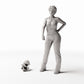 MyPortal Studios set 11, model 445: obok figurki człowieka w skali 1:35