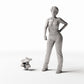 MyPortal Studios set 11, model 449: obok figurki człowieka w skali 1:35