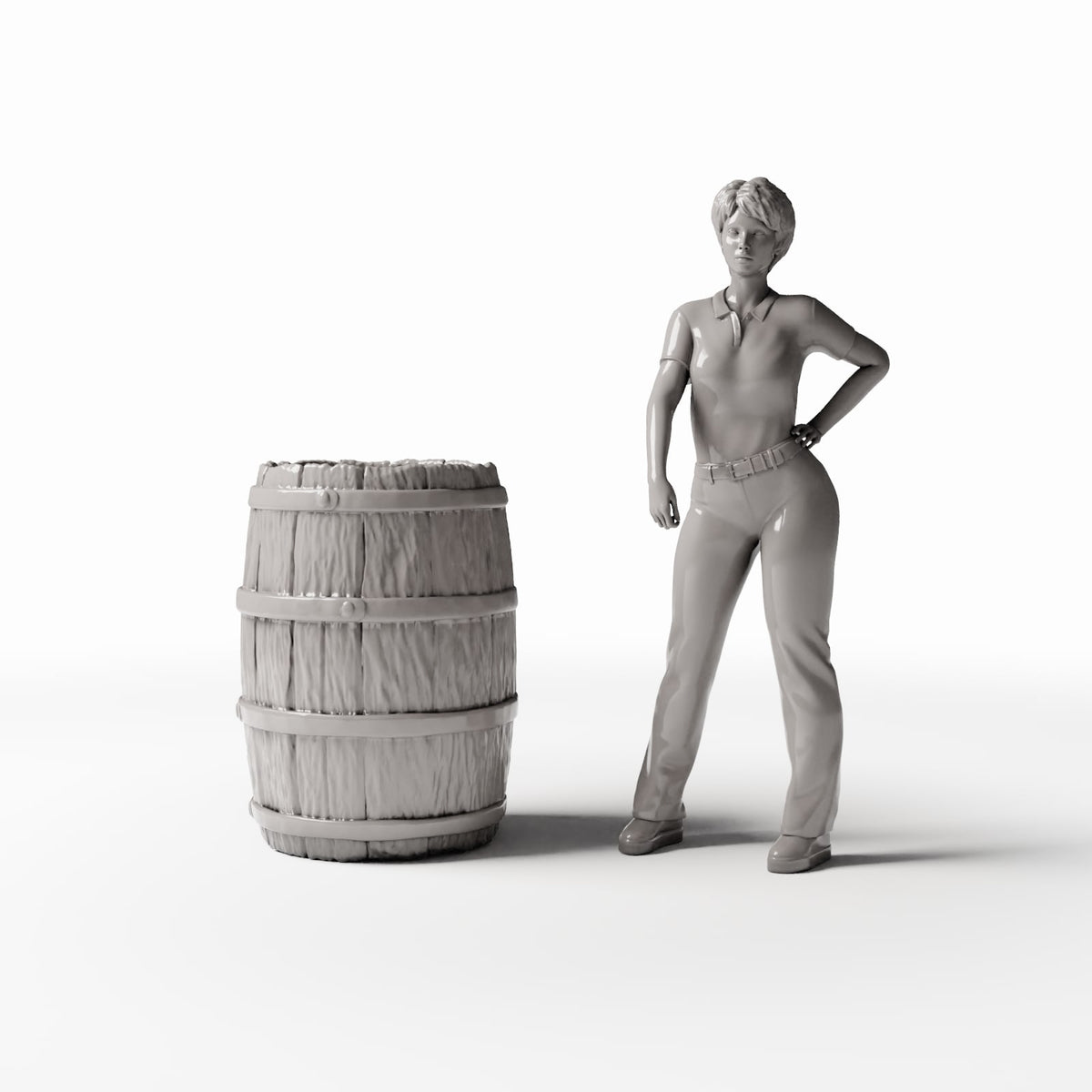 MyPortal Studios set 20, model 1307: δίπλα σε ανθρώπινη φιγούρα σε κλίμακα 1:35